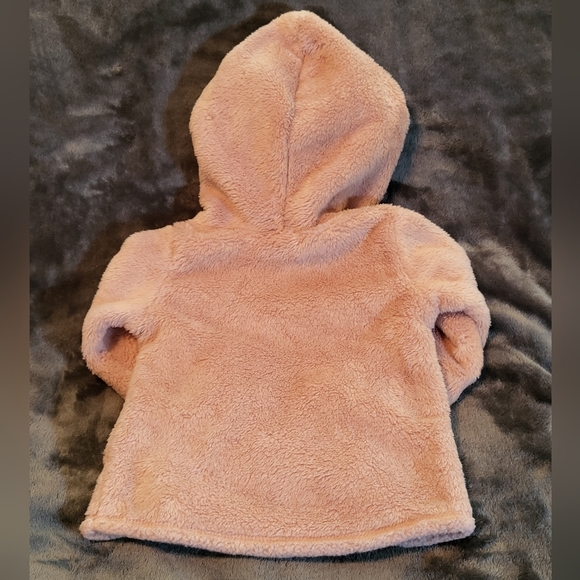 🩷 3/$15 Infant (12M) Carter's Light Brown Pullover Fleece Hoodie - Picture 2 of 5